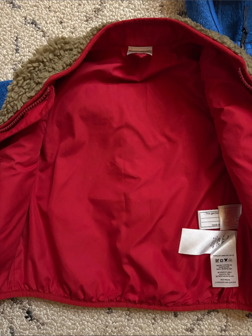 Patagonia Fleece jacket & Sherpa Vest (2T)